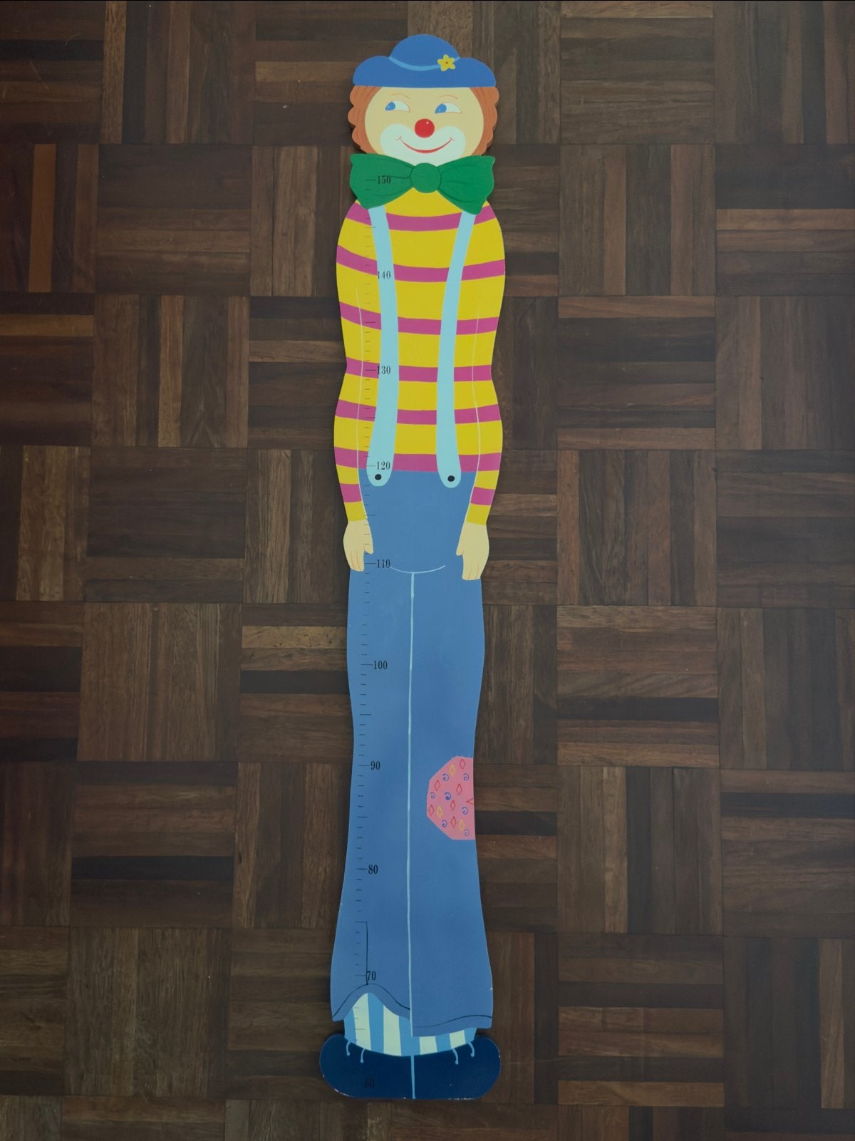 Vrolijke groeimeter / lengtemeter clown, Ophalen, Gebruikt