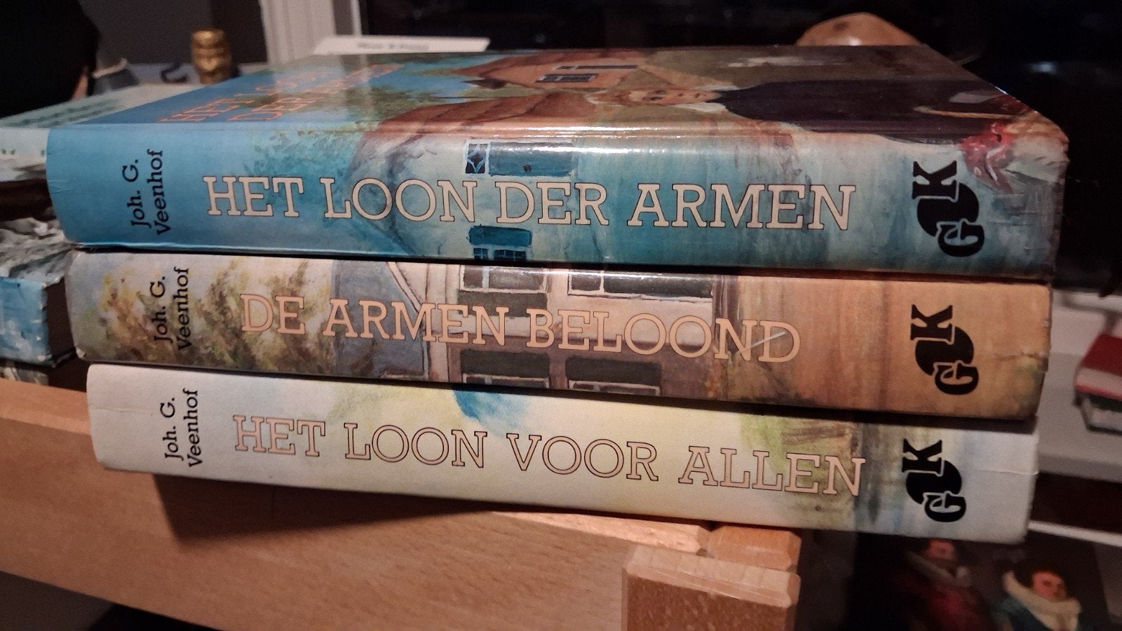 Joh. G. Veenhof - Het Loon der Armen Trilogie (3 boeken), Boeken, Ophalen of Verzenden, Gelezen, Joh. G. Veenhof, Nederland