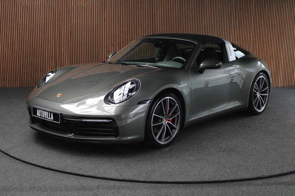 Porsche 911 3.0 4 Targa Leer Navi Camera Bose Climate C. PDC, Automaat, Gebruikt, Cabriolet, 4 stoelen