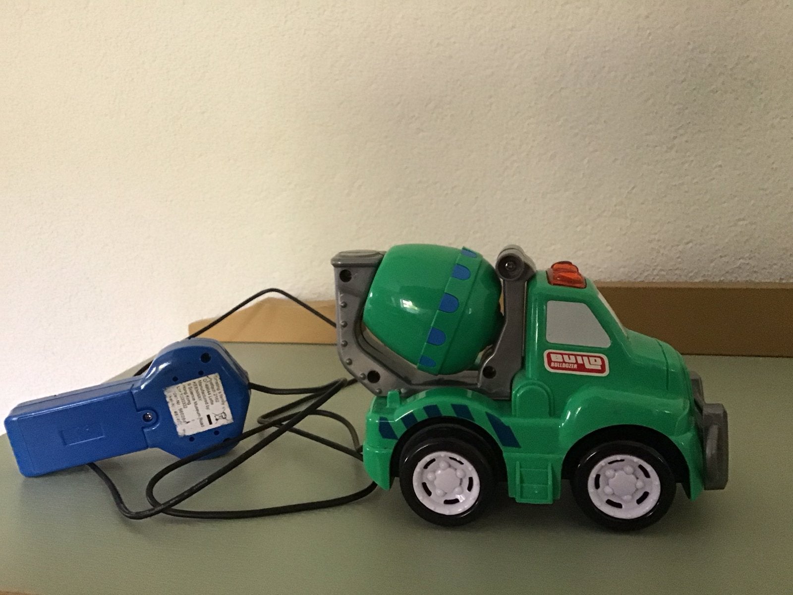 Betonmolen groen met afstandsbediening, Kinderen en Baby's, Ophalen of Verzenden, Zo goed als nieuw, Afstandsbediening
