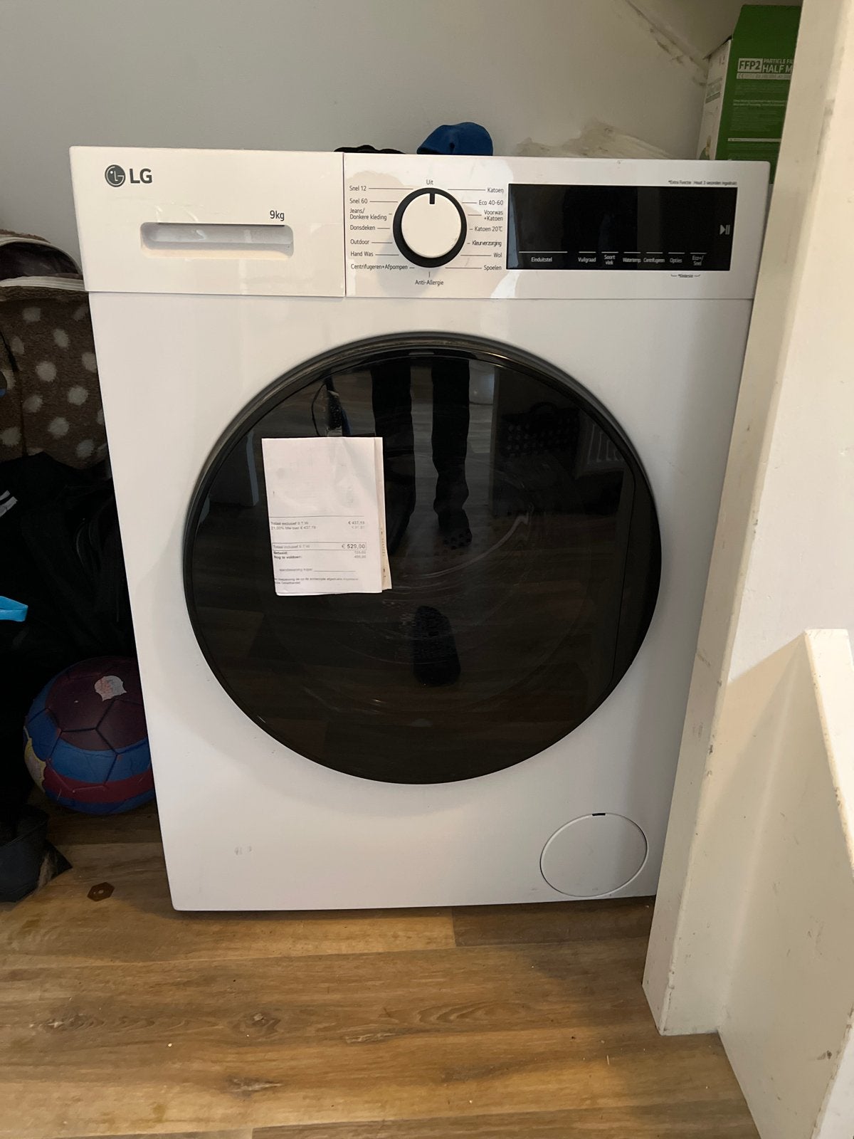 LG F4WMM309SO Wasmachine 9kg - Zo goed als nieuw, Witgoed en Apparatuur, Wasmachines, 1200 tot 1600 toeren, 8 tot 10 kg, Ophalen of Verzenden
