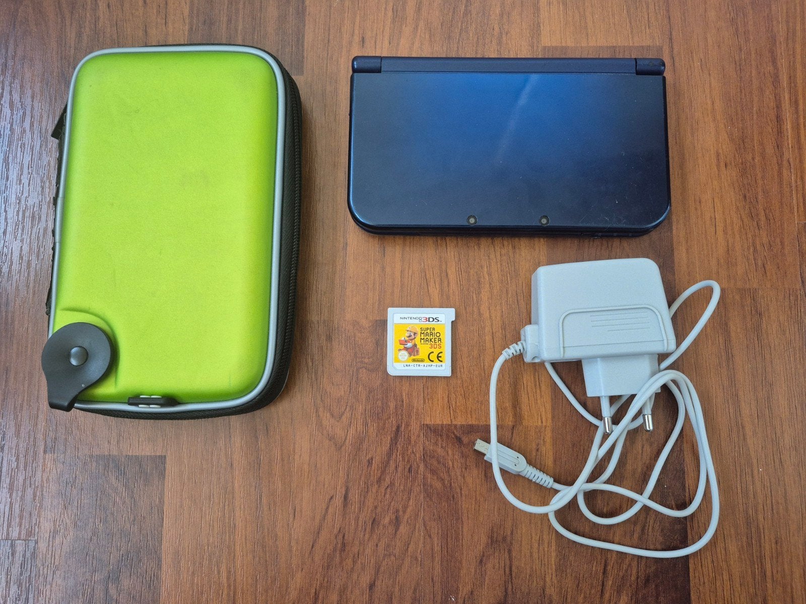 New Nintendo 3ds xl blauw, Spelcomputers en Games, Spelcomputers | Nintendo 2DS en 3DS, Gebruikt, Blauw, 3DS XL, Ophalen of Verzenden