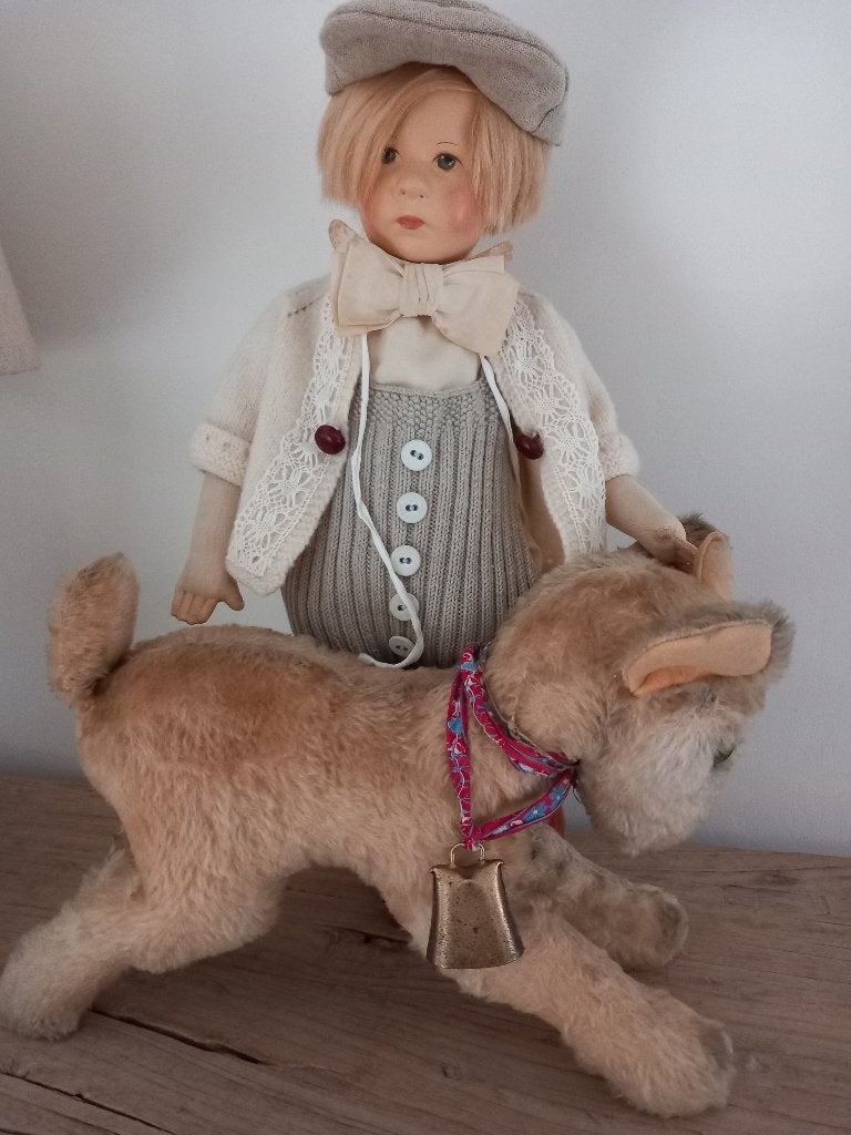 Grote Steiff jonge geit Zicky, Antiek en Kunst, Ophalen of Verzenden