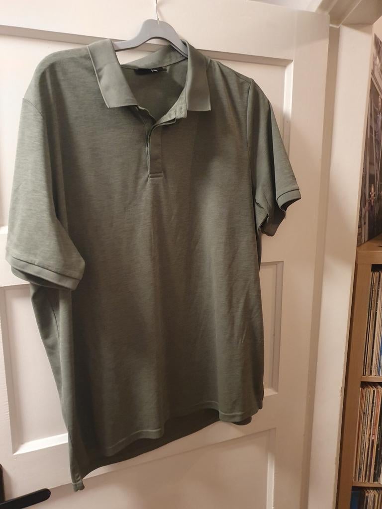 Te koop Tenson poloshirt maat XXXL groen/grijs, Ophalen of Verzenden, Zo goed als nieuw, Overige maten, Groen