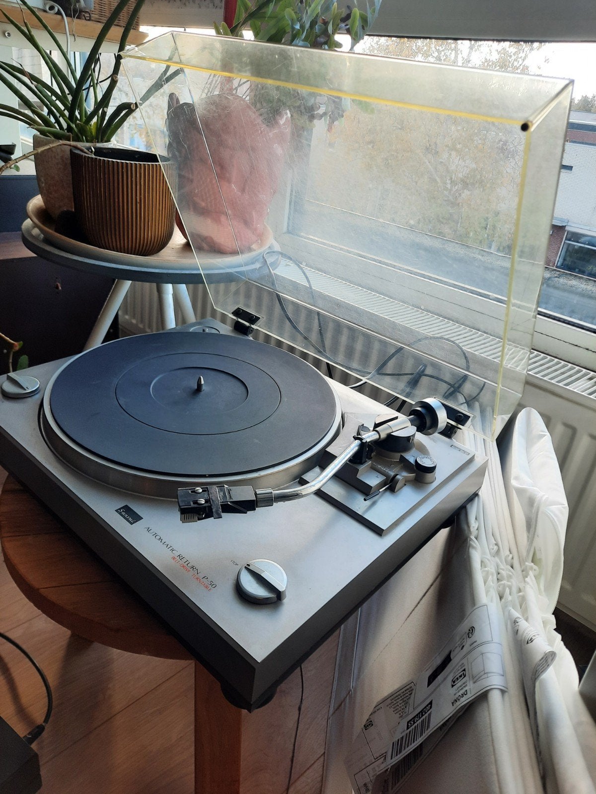 sansui P-50 auto return platenspeler, Audio, Tv en Foto, Ophalen, Gebruikt, Platenspeler, Overige merken