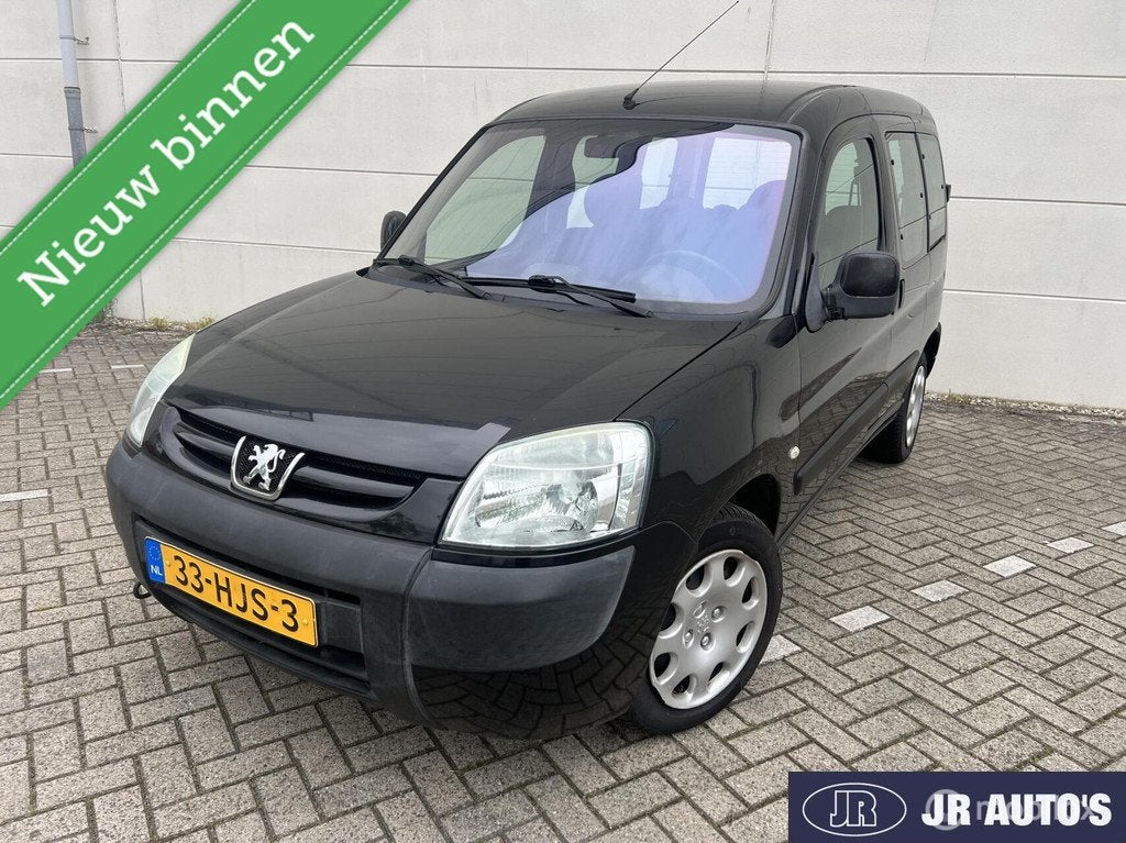 Peugeot Partner MPV 1.6-16V VTC, Auto's, Stof, Gebruikt, Zwart, Zwart