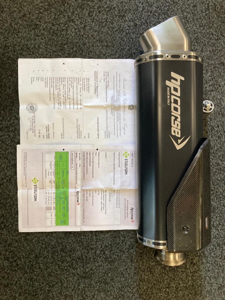 HP Corse 4-Track uitlaat KTM 1090 1190 1290 (Super) Adventur, Ophalen, Gebruikt