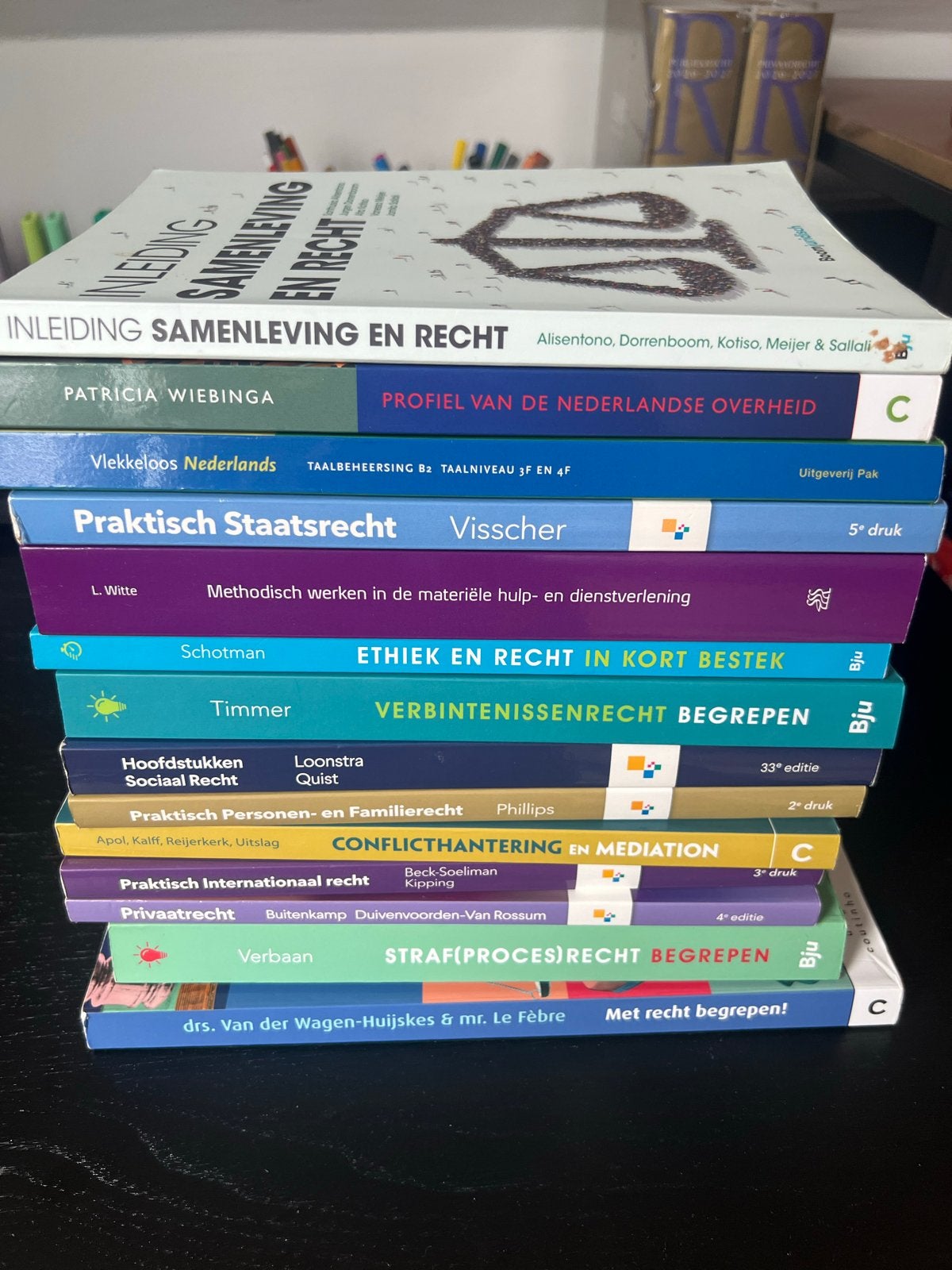 Inholland Rechten studieboeken jaar 1, Boeken, Ophalen of Verzenden, Gamma, Gelezen, HBO