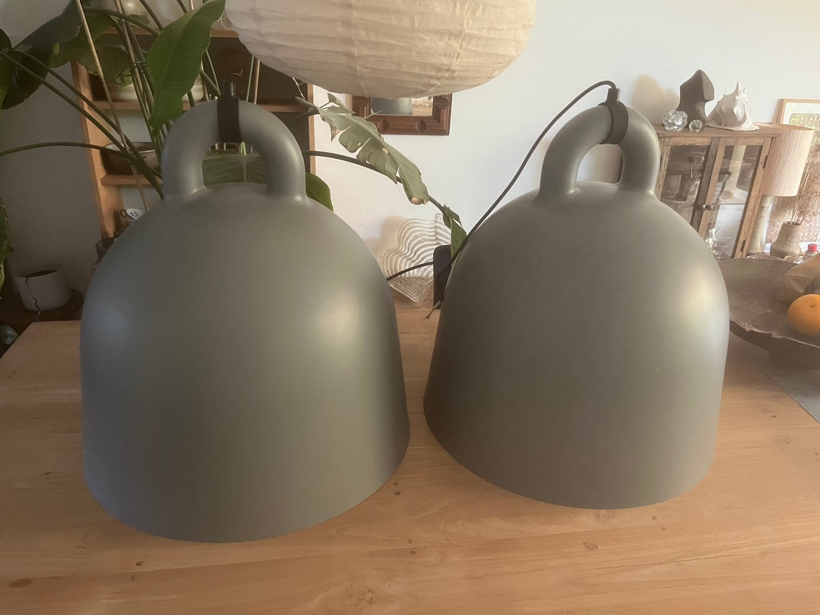 2 Normann Copenhagen Bell  ⌀ 55cm industriele design lampen, Ophalen, Normann Copenhagen, Gebruikt, Normann Copenhagen