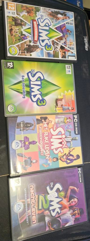4x De Sims PC CD-ROM Spellen met Handleidingen, Gebruikt, 1 speler, Ophalen of Verzenden, Vanaf 12 jaar