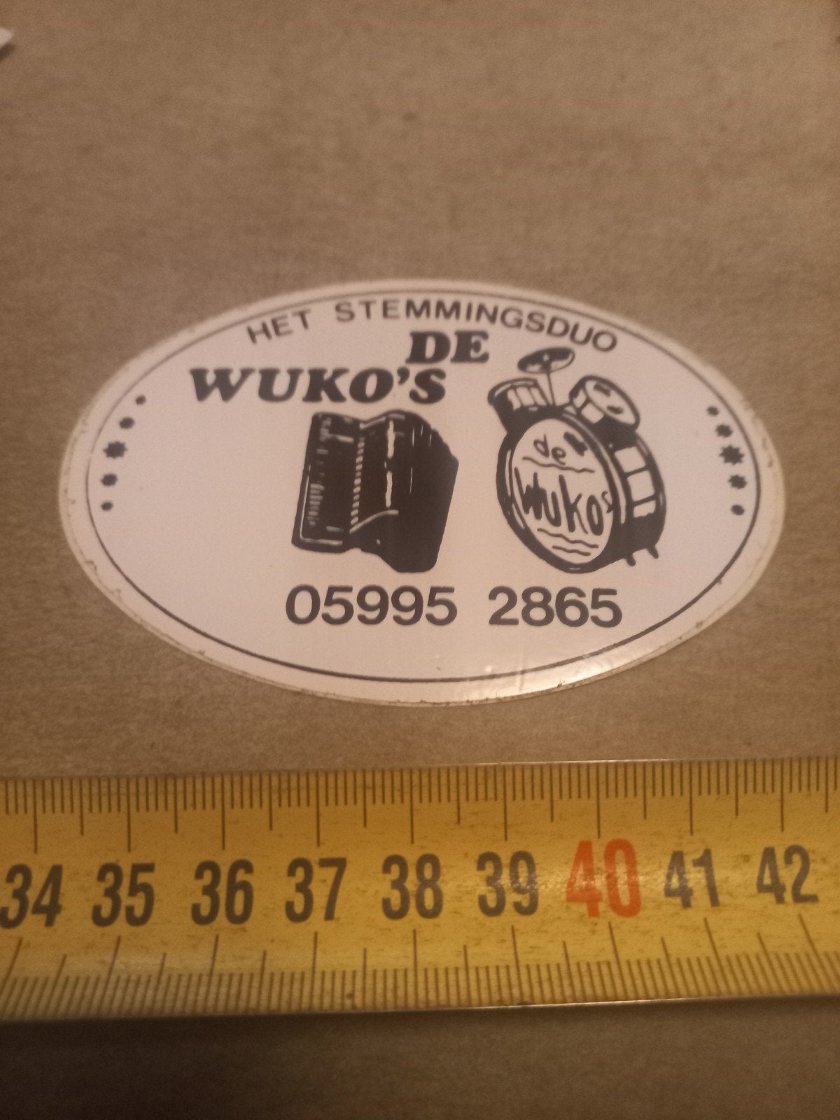 Accordeon van Het Stemmingsduo De Wuko's, Ophalen of Verzenden, Gebruikt