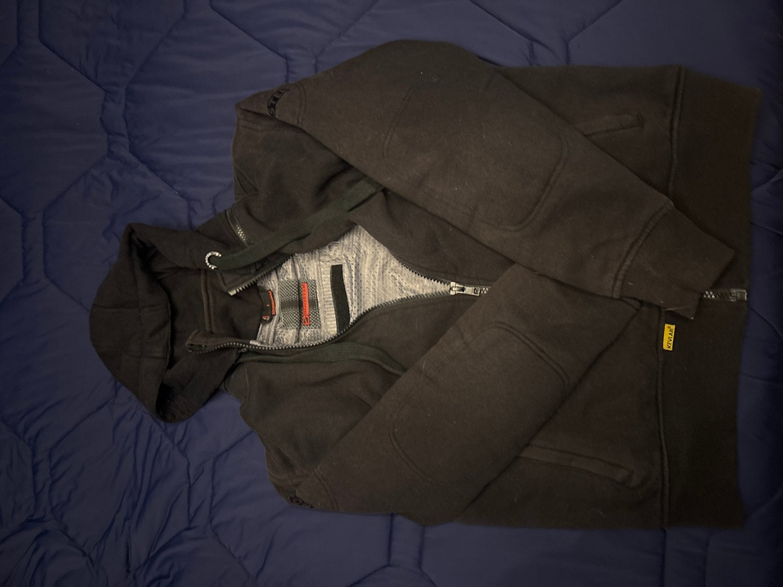 Booster Kevlar Hoodie - Zwart (Maat L), Ophalen, Tweedehands, Heren, Jas | textiel
