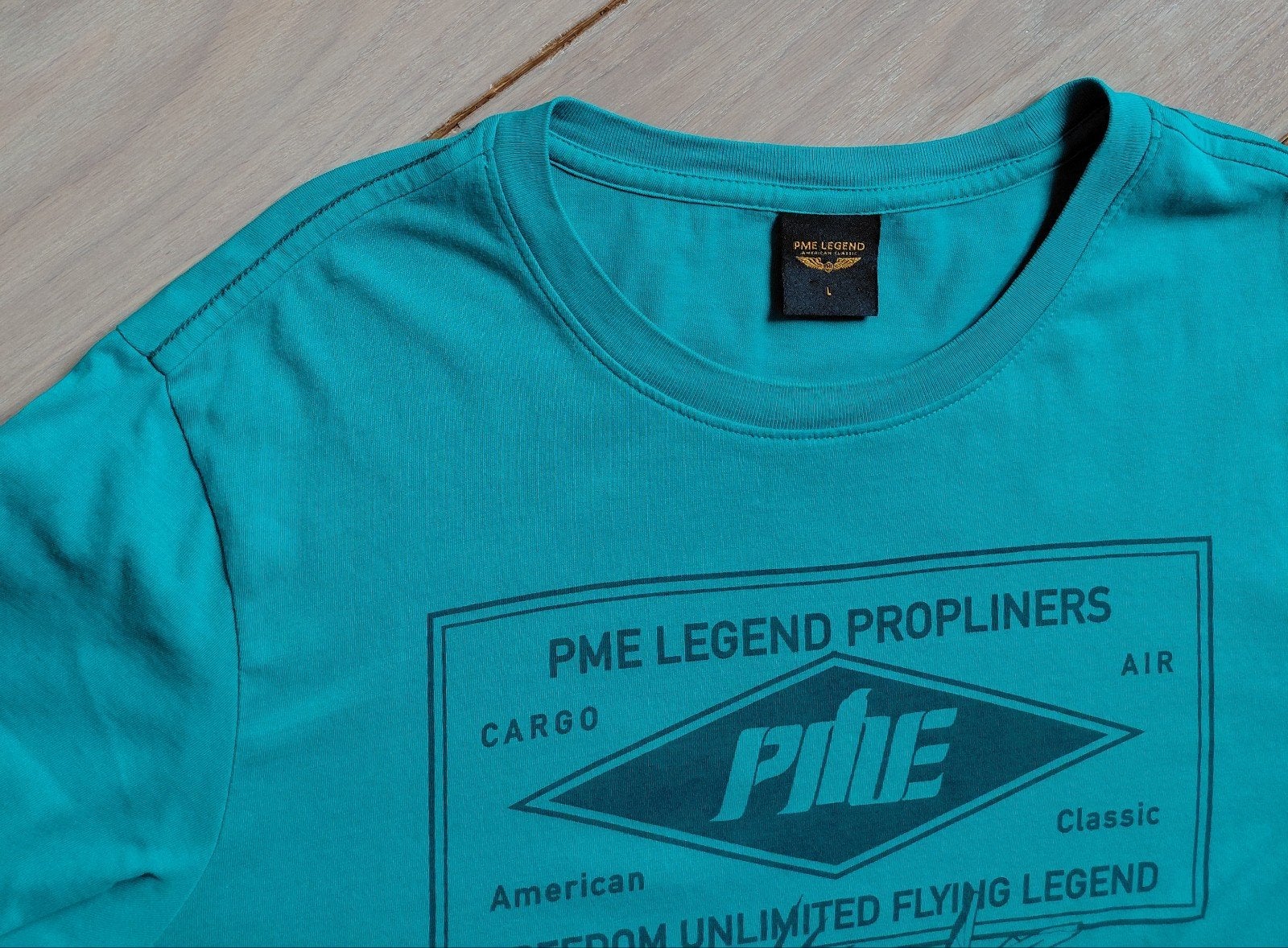 Als nieuw Blauw Pme Legend heren t shirt maat L, Kleding | Heren, T-shirts, Maat 52/54 (L), Blauw, Ophalen of Verzenden, Zo goed als nieuw