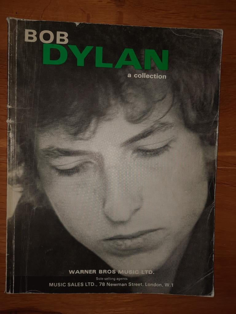 piano, vocal, guitar: Bob Dylan-- A Collection (uit 1966), Gebruikt, Overige genres, Gitaar, Ophalen of Verzenden