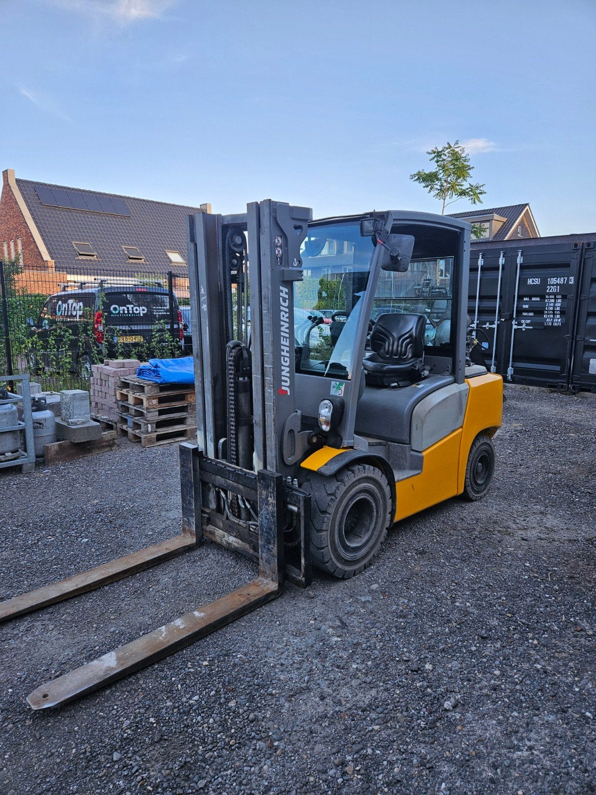 Jungheinrich heftruck LPG 3 ton 2017, 3000 tot 4000 kg, Jungheinrich, Heftruck, Ophalen