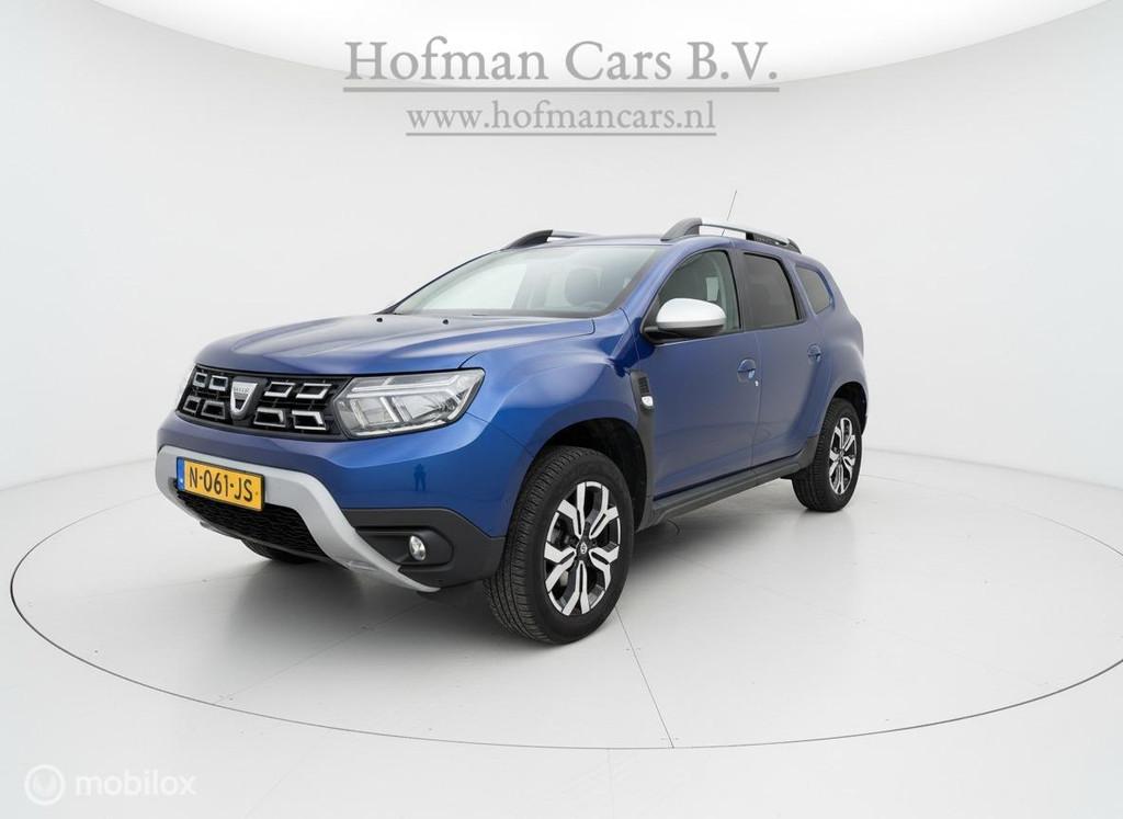 Dacia Duster 1.0 TCe Bi-Fuel Prestige 2021/11 LPG Achteruitr, Auto's, Voorwielaandrijving, Stof, Duster, Blauw