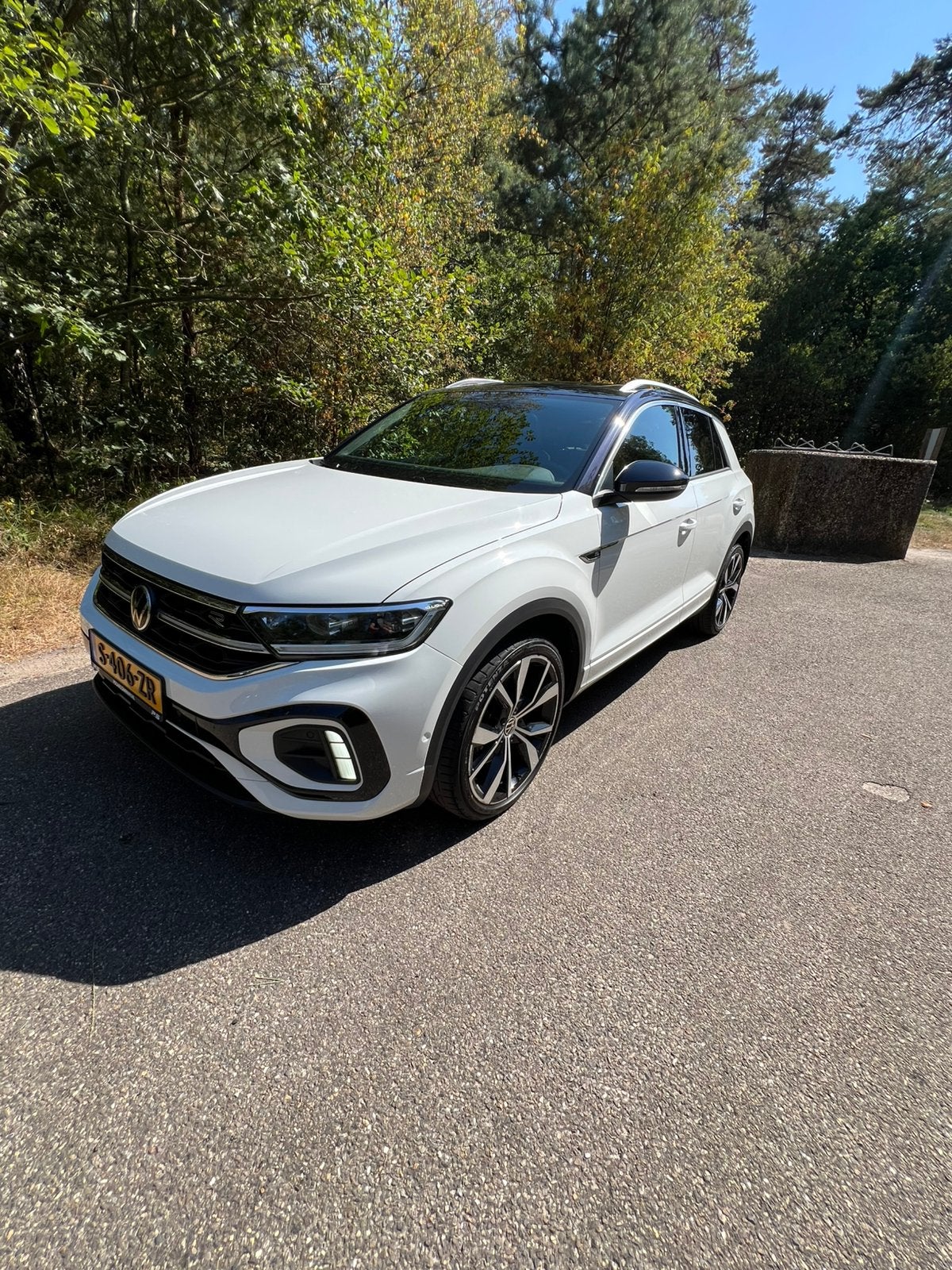 Volkswagen T-Roc 1.5 TSI R-line 7-DSG 2022, Auto's, Volkswagen, 1498 cc, 4 cilinders, Wit, 1253 kg