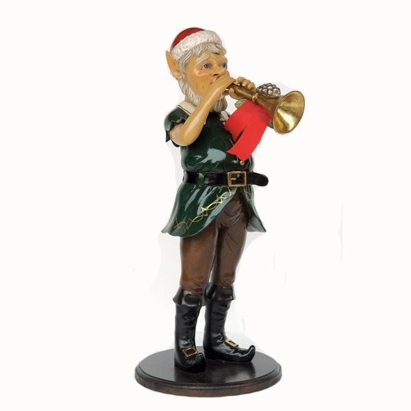 Elf with Trumpet Hoogte 98 cm - Elf beeld, Ophalen, HorecaBeelden, Nieuw, HorecaBeelden