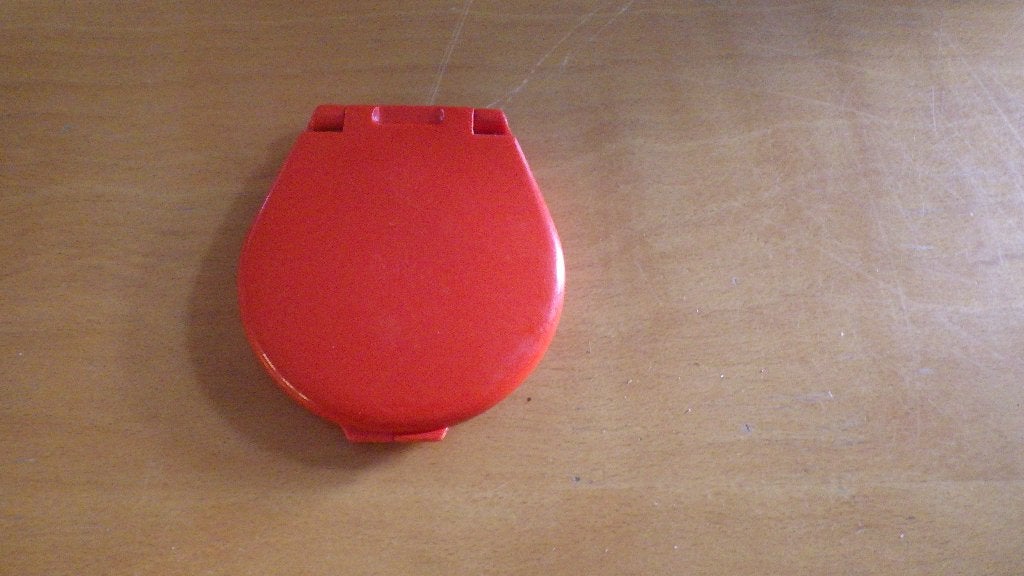 mooi retro rood handspiegel, Ophalen of Verzenden, Overige typen