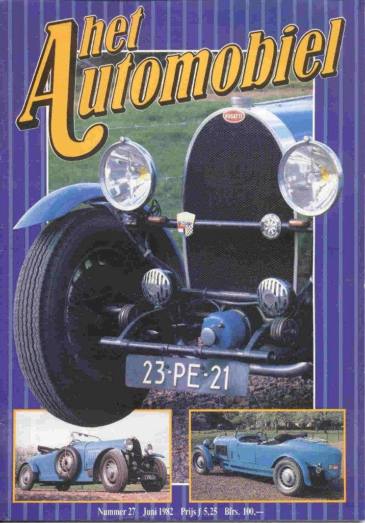Het Automobiel 27 1982 Ferrari, Panhard 24 Panther, Bugatti, Ophalen of Verzenden, Nieuw, Ferrari