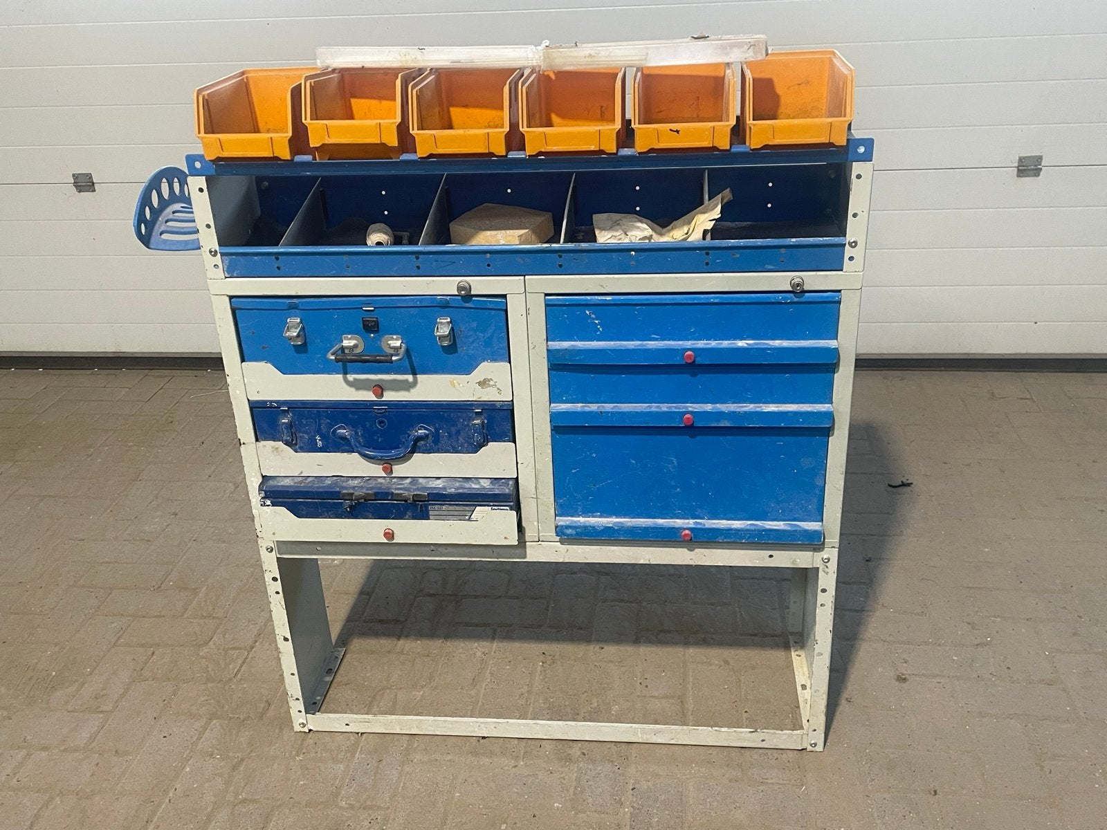 Gereedschapskast / Werkbank met lades en bakjes, Ophalen of Verzenden, Gebruikt, 70 tot 120 cm