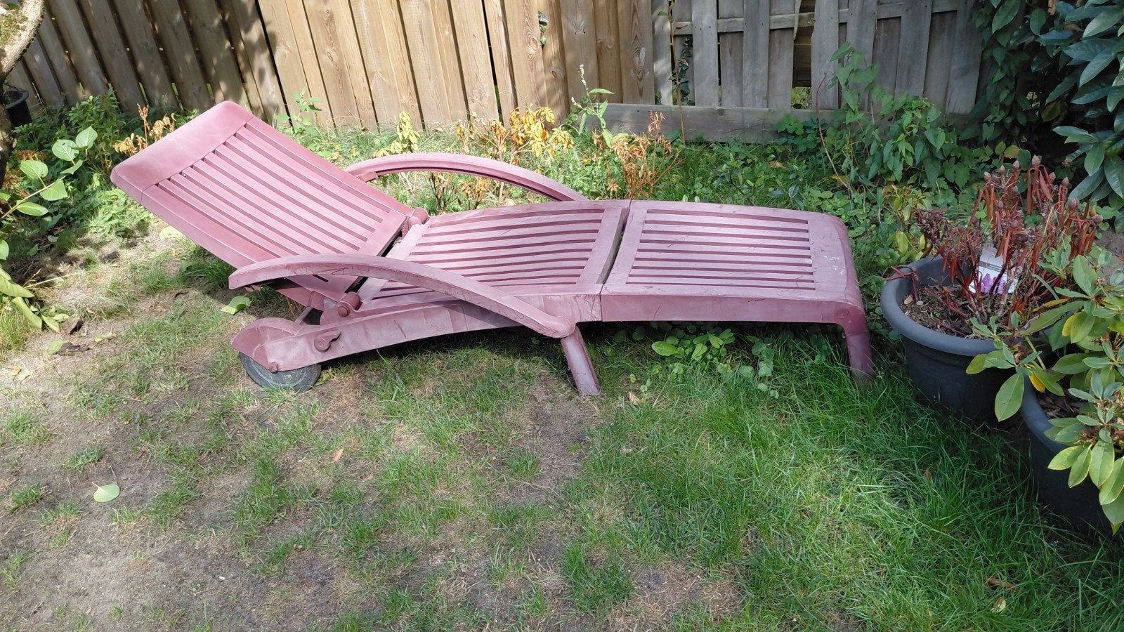 tuinstoel hartman gratis op te halen, Tuin en Terras, Ligbedden, Ophalen, Gebruikt, Kunststof, Verstelbaar