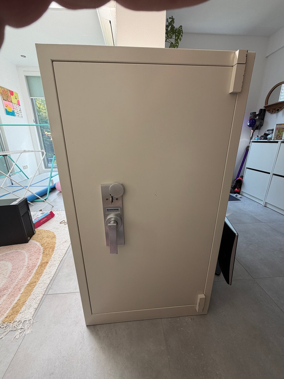 Overtoom brandvertragende archiefkast - 157x67cm, Ophalen, Gebruikt, 50 tot 100 cm, Metaal