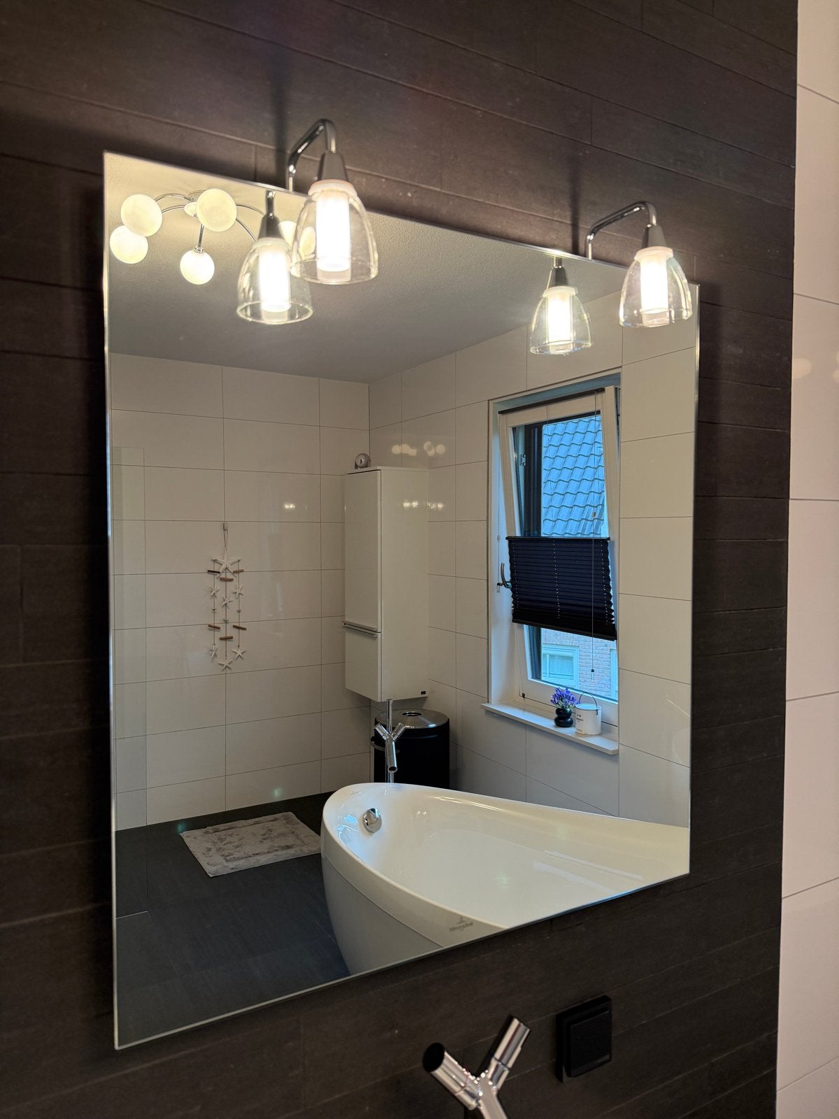 Gratis Villeroy & Boch spiegel met verlichting, Huis en Inrichting, Woonaccessoires | Spiegels, Ophalen, Villeroy en Boch, Zo goed als nieuw