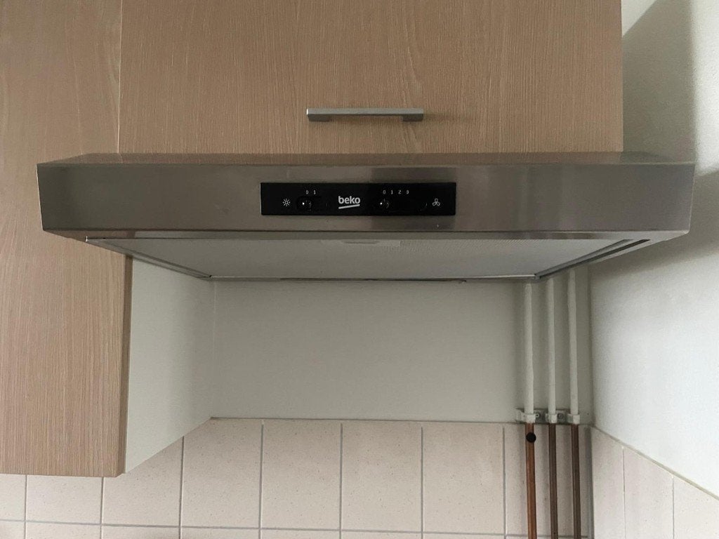 Afzuigkap Beko, Ophalen, Zo goed als nieuw, 200 tot 400 m³ per uur, Onderbouw afzuigkap