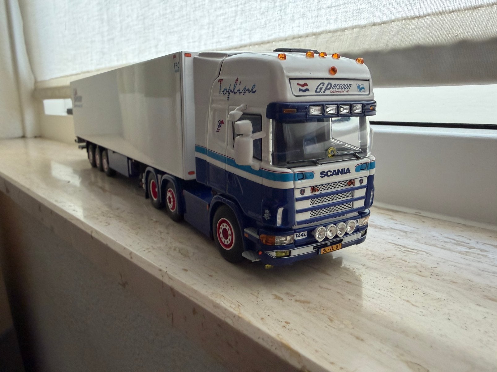 WSI SCANIA G. PERSOON, Ophalen of Verzenden, Zo goed als nieuw, Bus of Vrachtwagen, Wsi