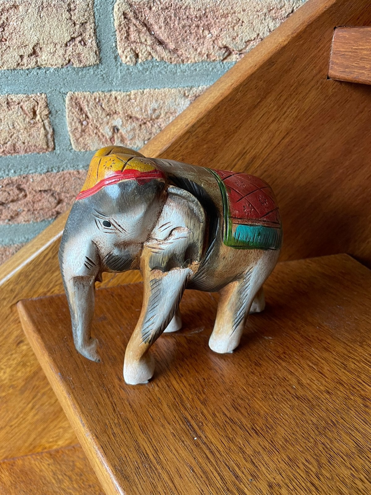 Teakhouten olifant olifanten beeld teak hout indonesie?, Ophalen of Verzenden