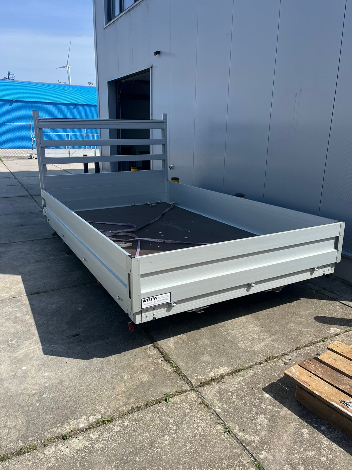 Nieuwe aluminum laadbak 370x22, Ophalen, Nieuw, Spatbord