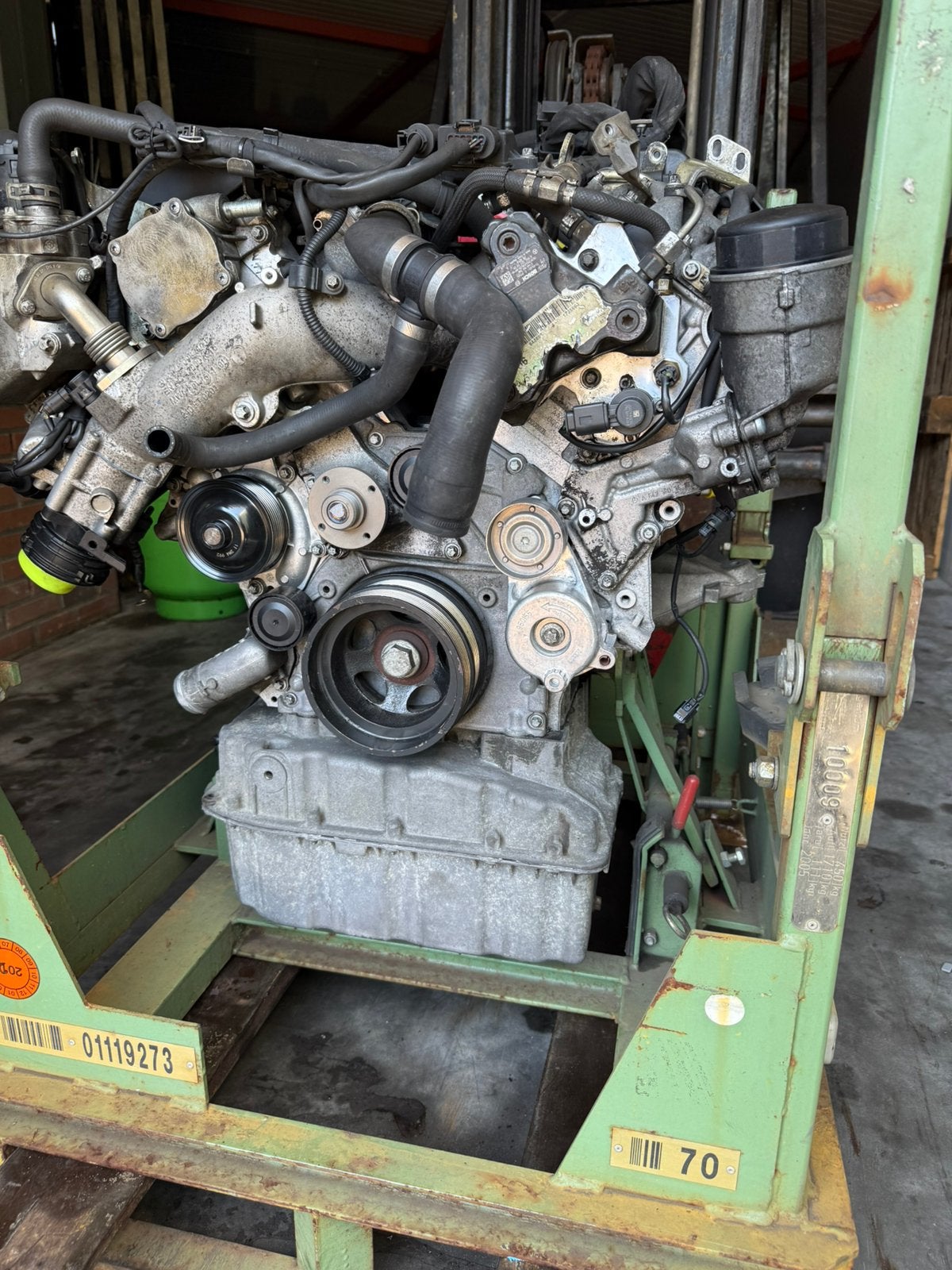 Sprinter 319 519 om642 motor compleet met draadboom, Auto-onderdelen, Mercedes-Benz, Mercedes, Gebruikt, Mercedes