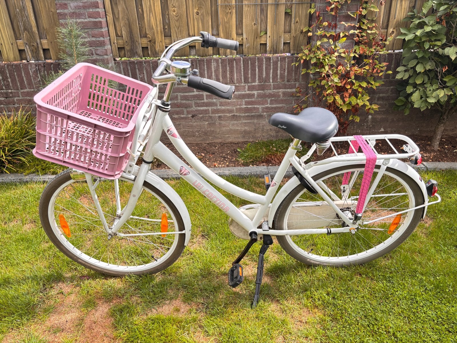 Cortina U4 26” transportfiets voor meisjes, Terugtraprem, Gebruikt, Versnellingen, Ophalen