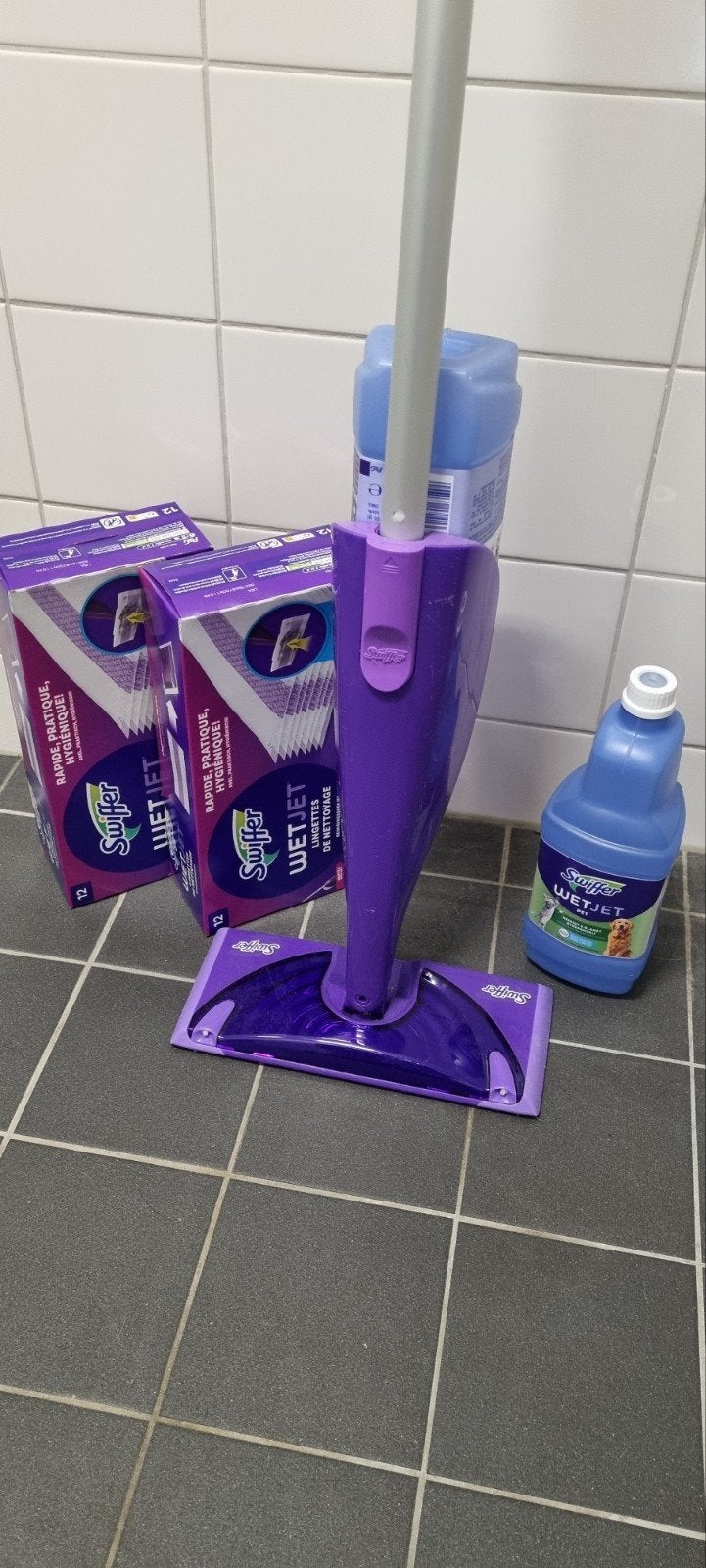 swiffer wetjet, Ophalen