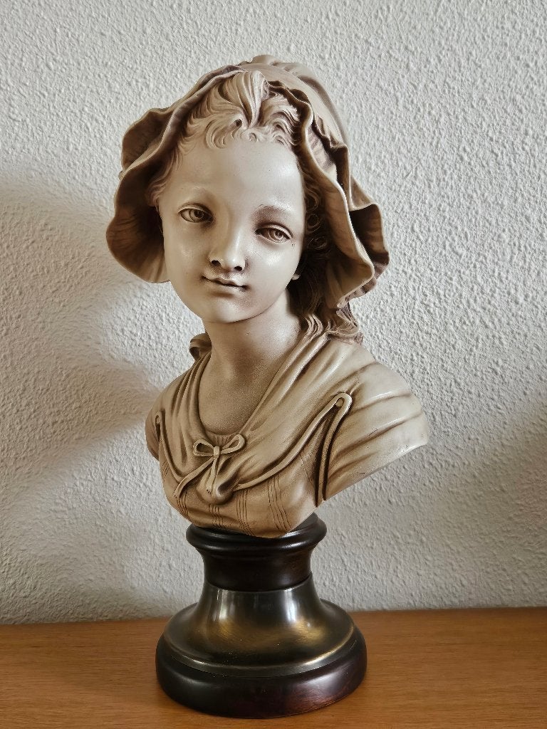 Antieke italiaanse Buste van een Meisje, Ophalen