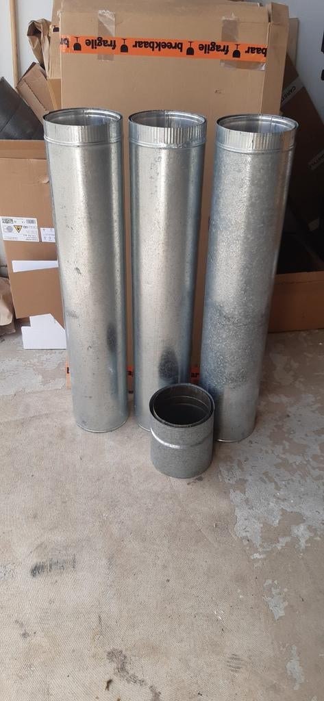 Rookgas afvoer, Ophalen of Verzenden, Minder dan 2 meter, 80 mm of meer, Afvoer
