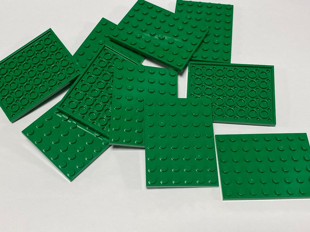 Partij 10x nieuwe 6x8 lego platen in diverse kleuren, Overige thema's, Lego, Nieuw, Ophalen of Verzenden
