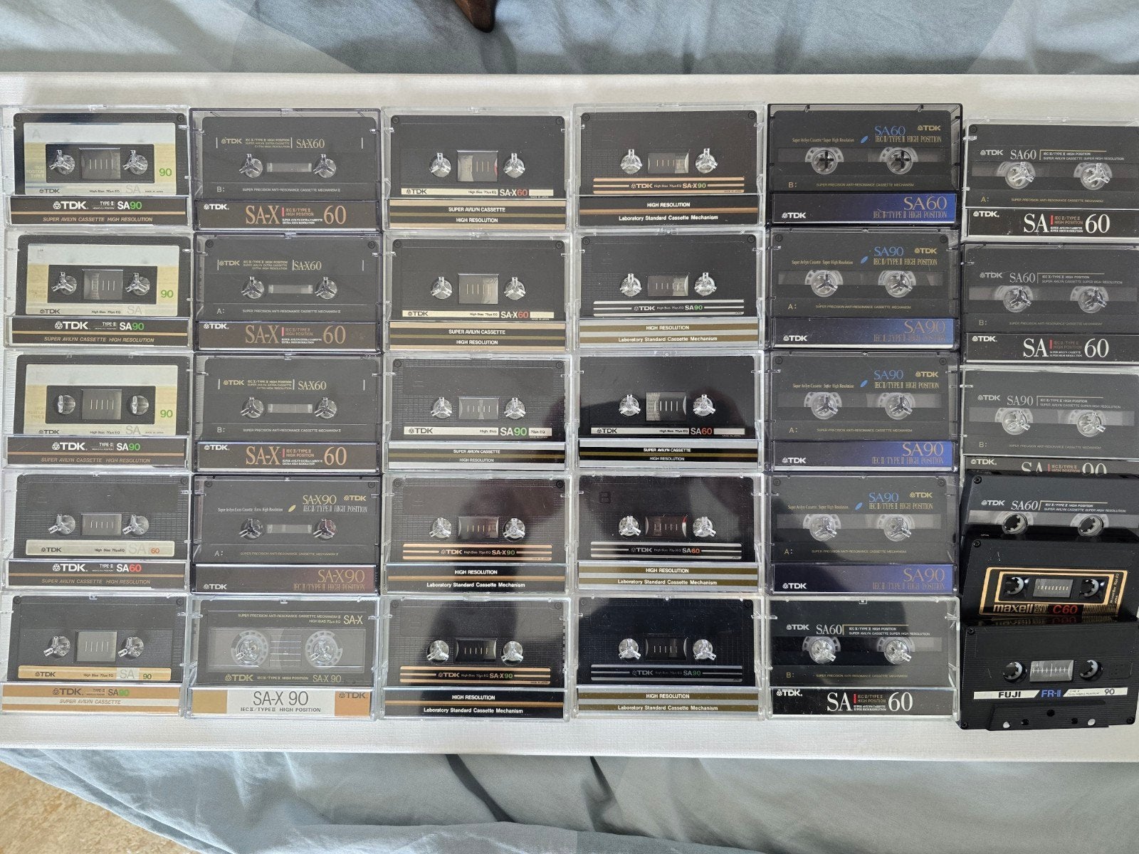 31 TDK SA-X Cassettebandjes, Ophalen of Verzenden, Overige genres, 2 t/m 25 bandjes