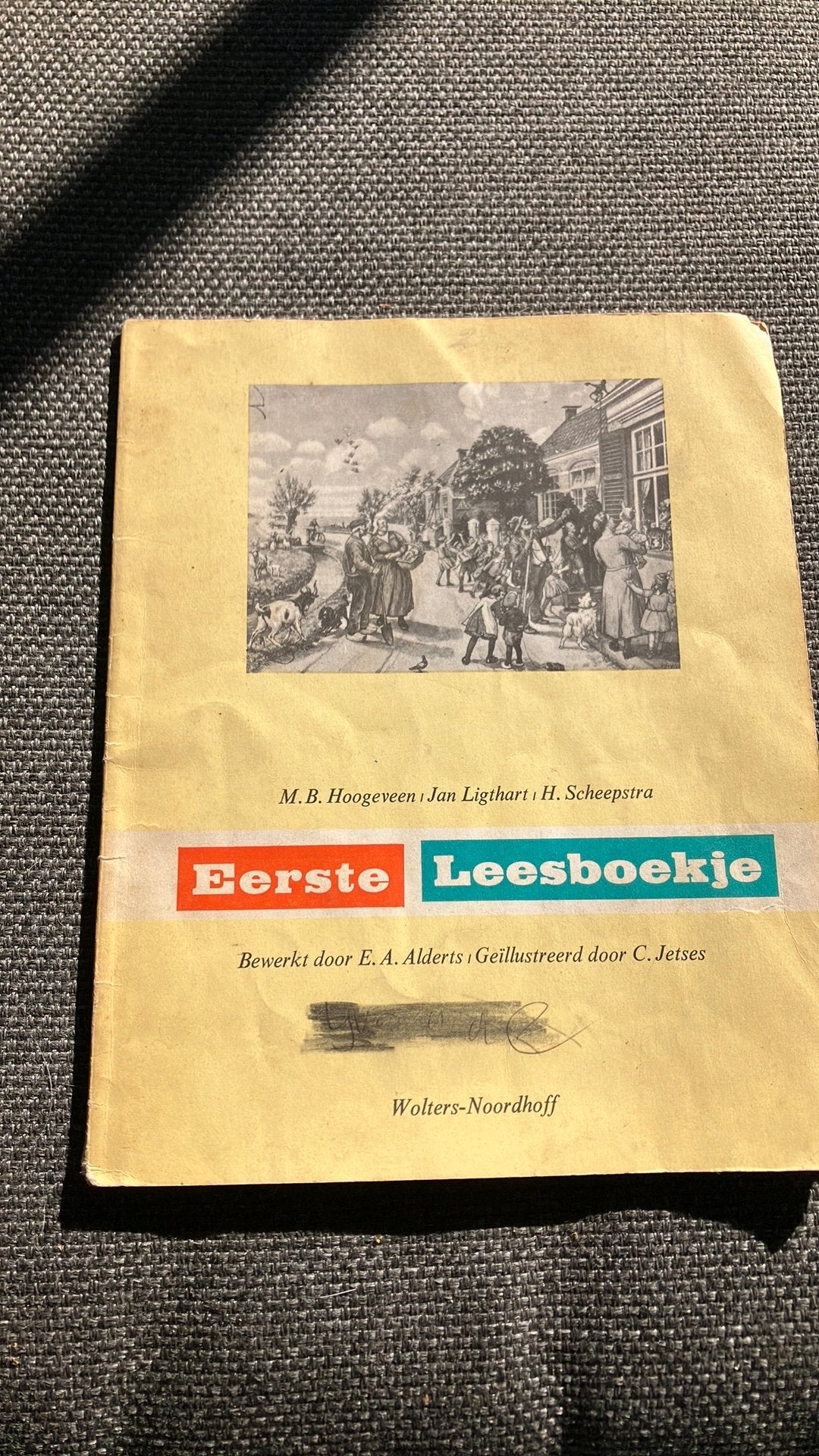 Eerste leesboekje- Hoogeveen/Ligthart/Scheepstra/Jetses, Ophalen of Verzenden, Gelezen