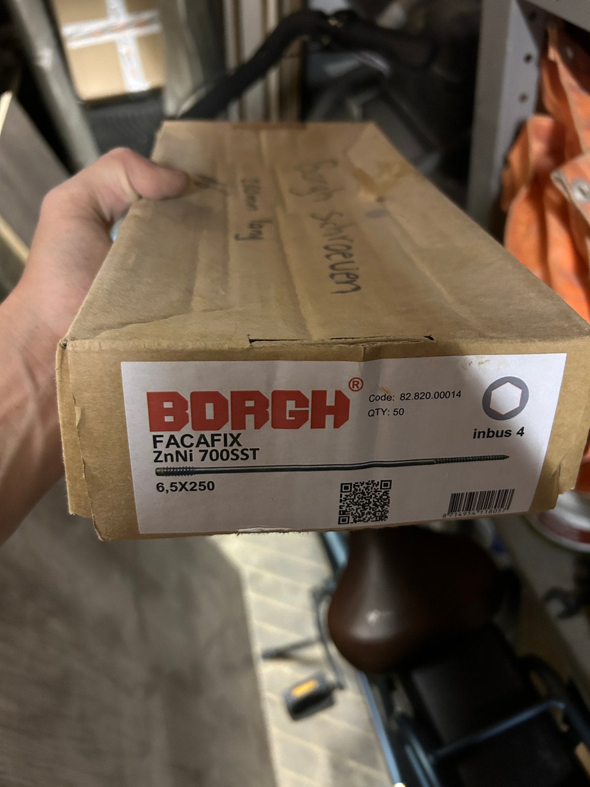 FACAFIX borgh schroeven 6,5x250 mm, Ophalen of Verzenden, Zo goed als nieuw