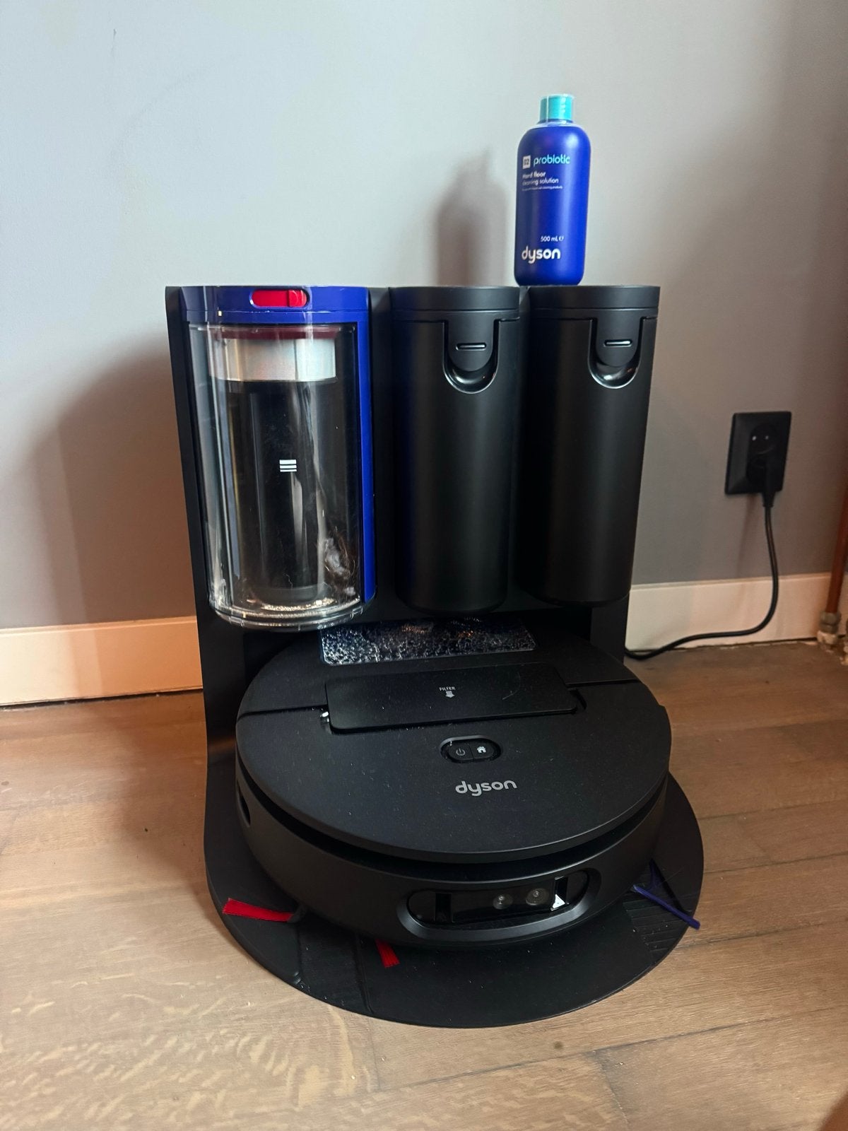 Dyson Spot + Scrub Ai Robotstofzuiger met Probiotic, Witgoed en Apparatuur, Draadloos, Ophalen of Verzenden, Zo goed als nieuw