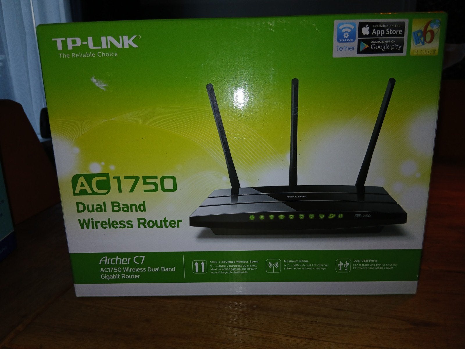 TP-Link AC1750 Dual Band Wireless Router Archer C7, Computers en Software, Ophalen of Verzenden, Nieuw, Router, TP-Link