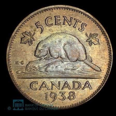 Canada - 5 cent 1938 - Circulated, Verzenden, Noord-Amerika, Losse munt