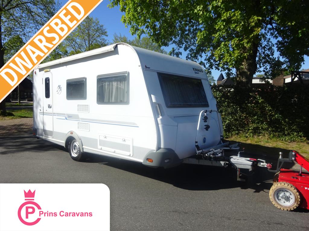 Knaus Sport 420 QD met Mover, Bedrijf, Treinzit, 750 - 1000 kg, 4 tot 5 meter