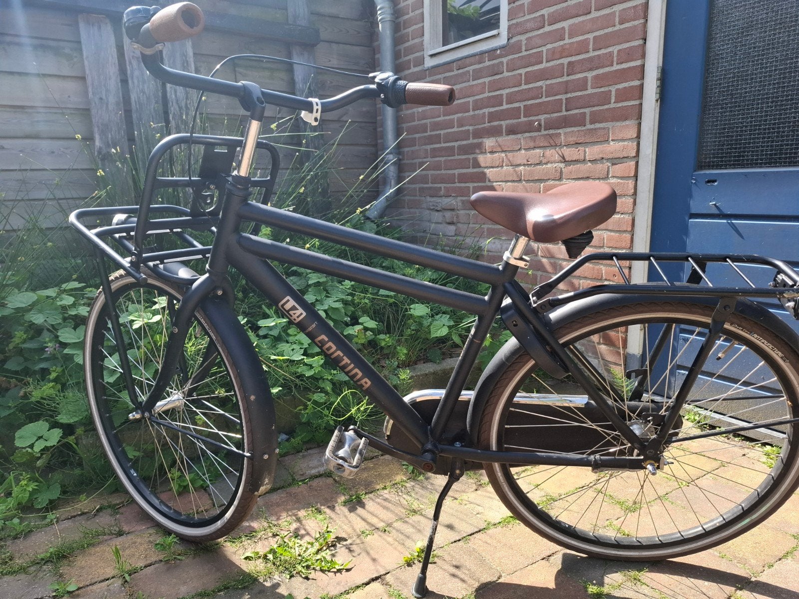 Cortina fiets 26 inch met gebruikssporen, Fietsen en Brommers, Fietsen | Dames | Damesfietsen, Overige merken, Gebruikt, Velgrem