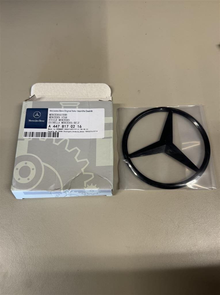 logo badge Mercedes Vito W447 V200 V220 V250 2014 110mm, Ophalen of Verzenden, Zo goed als nieuw
