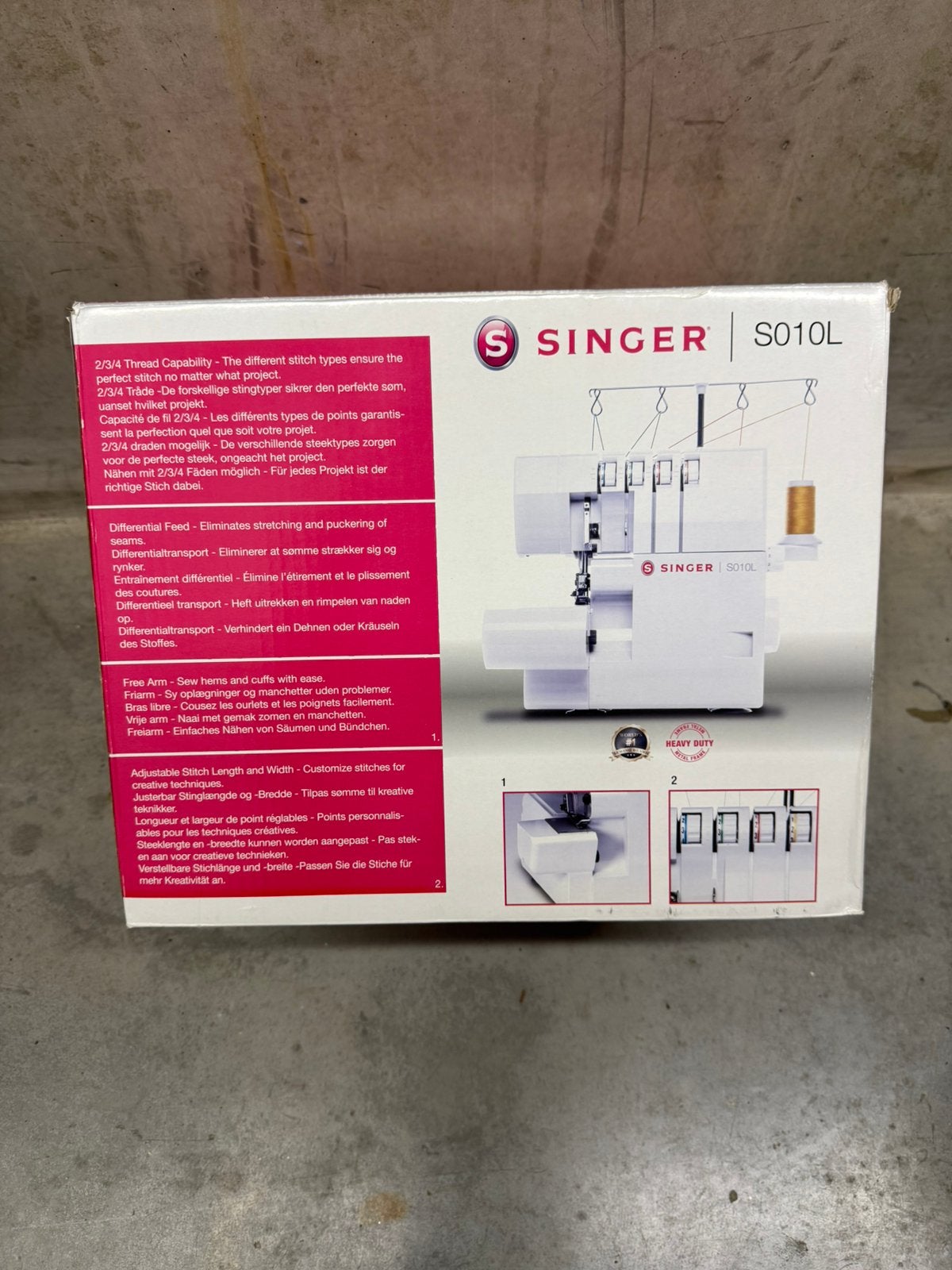 Singer S010L lockmachine/overlocker, Computers en Software, Ophalen of Verzenden, Zo goed als nieuw, Overige typen