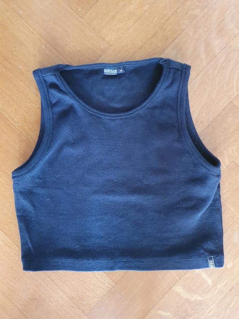 Zwarte Cars Jeans Croptop Maat 14 (158-164), Kinderen en Baby's, Kinderkleding | Maat 158, Meisje, Ophalen of Verzenden, Zo goed als nieuw
