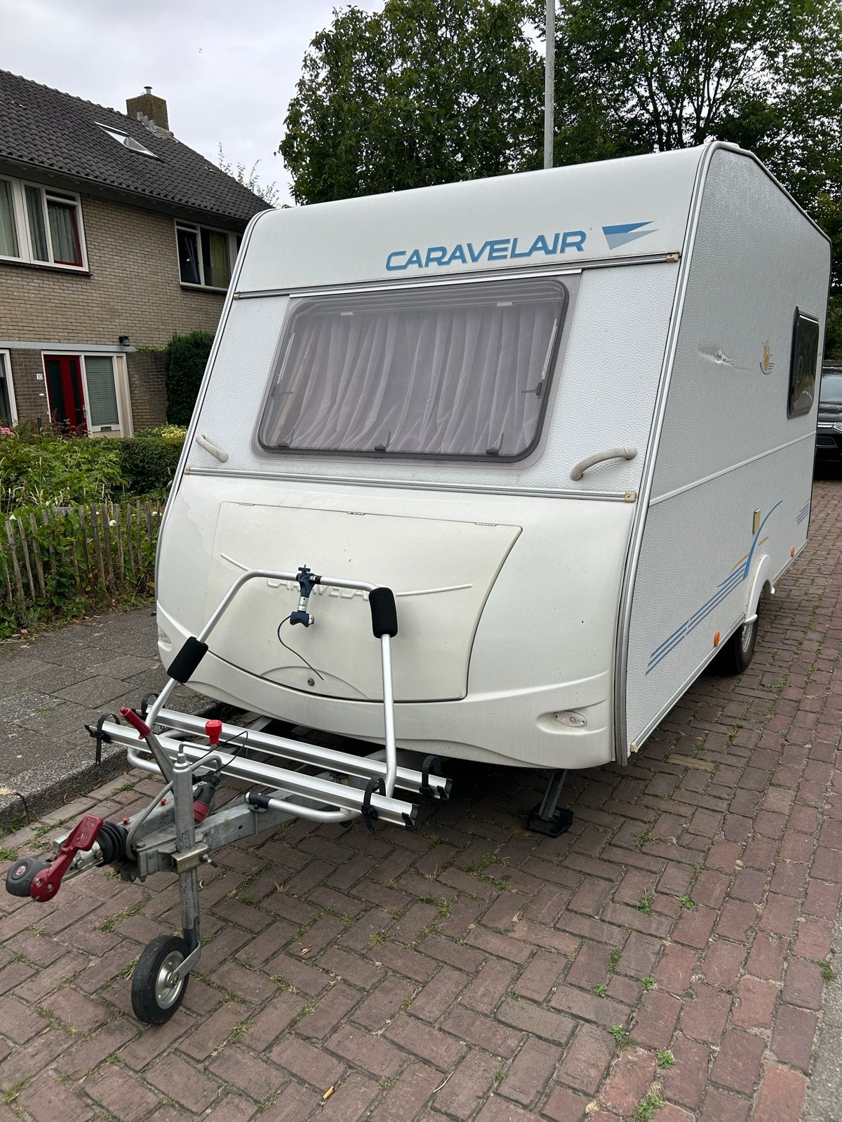 Caravelair Antares Luxe 395 - Goede staat - Bouwjaar 2003, Caravans en Kamperen, Rondzit, Omvormbare zithoek, Tot en met 3, Particulier